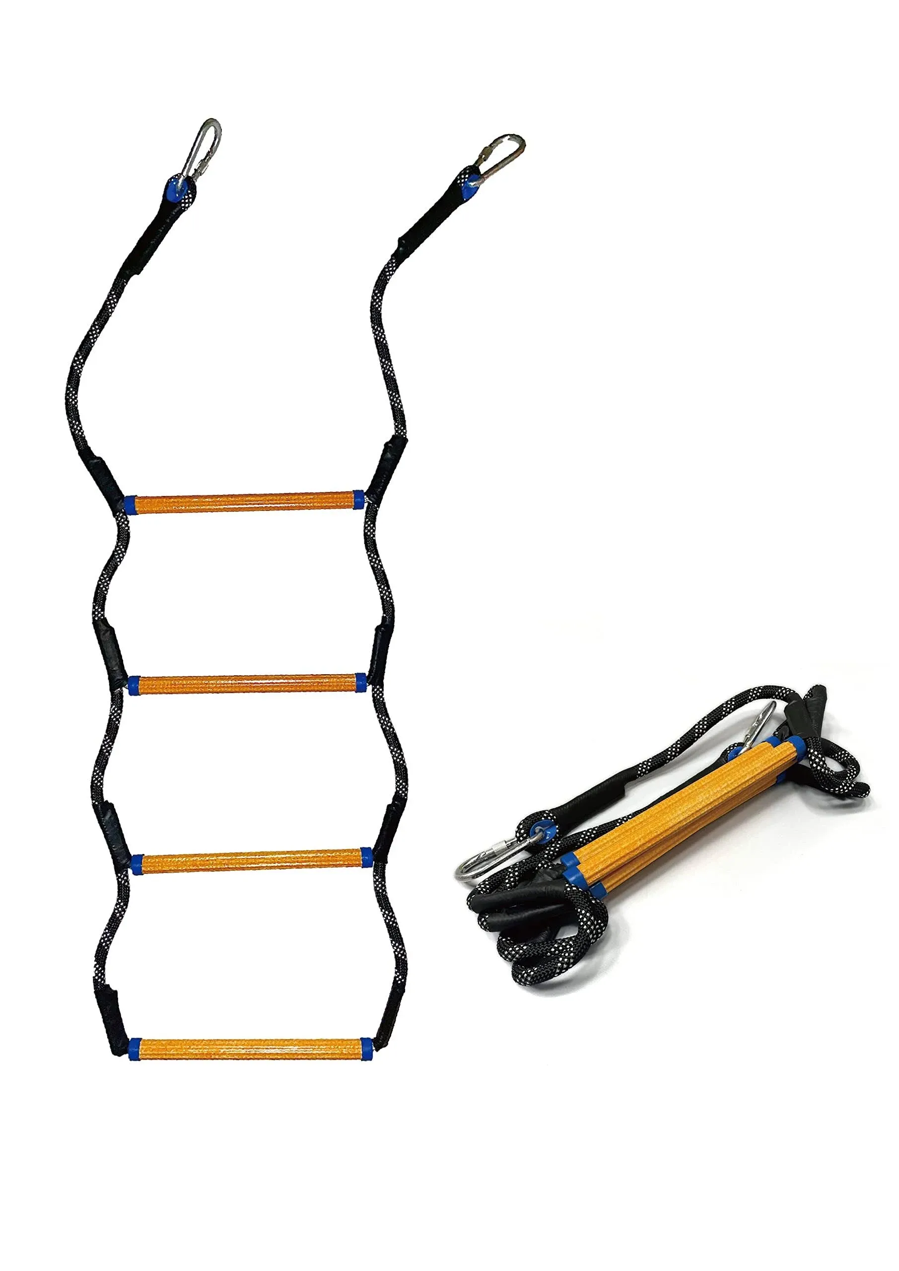 MVBouresu Boat Rope Ladder, Heavy Duty Climbing Rope 400lbs Strength, 14mm ...