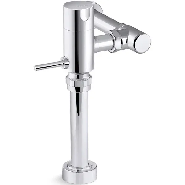 KOHLER K-80TM00R10-CP Mach Manual Toilet Flushometer, 1.6 Gpf In Polished Chrome