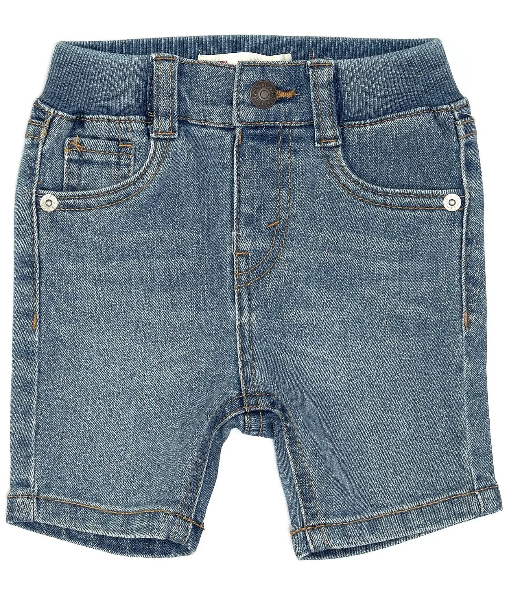 Levi's Baby Boys' Pull-On Denim Shorts - Medium Blue, 18 Months