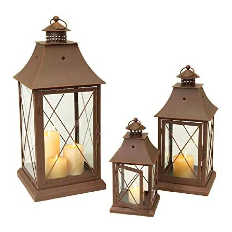 Melrose Lantern Table Decor 3-piece Set