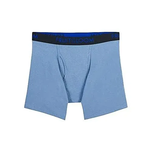 Fruit of the Loom Men&#039;s L Premium Breathable Boxer Micro-Mesh Cooling Cotton NEW