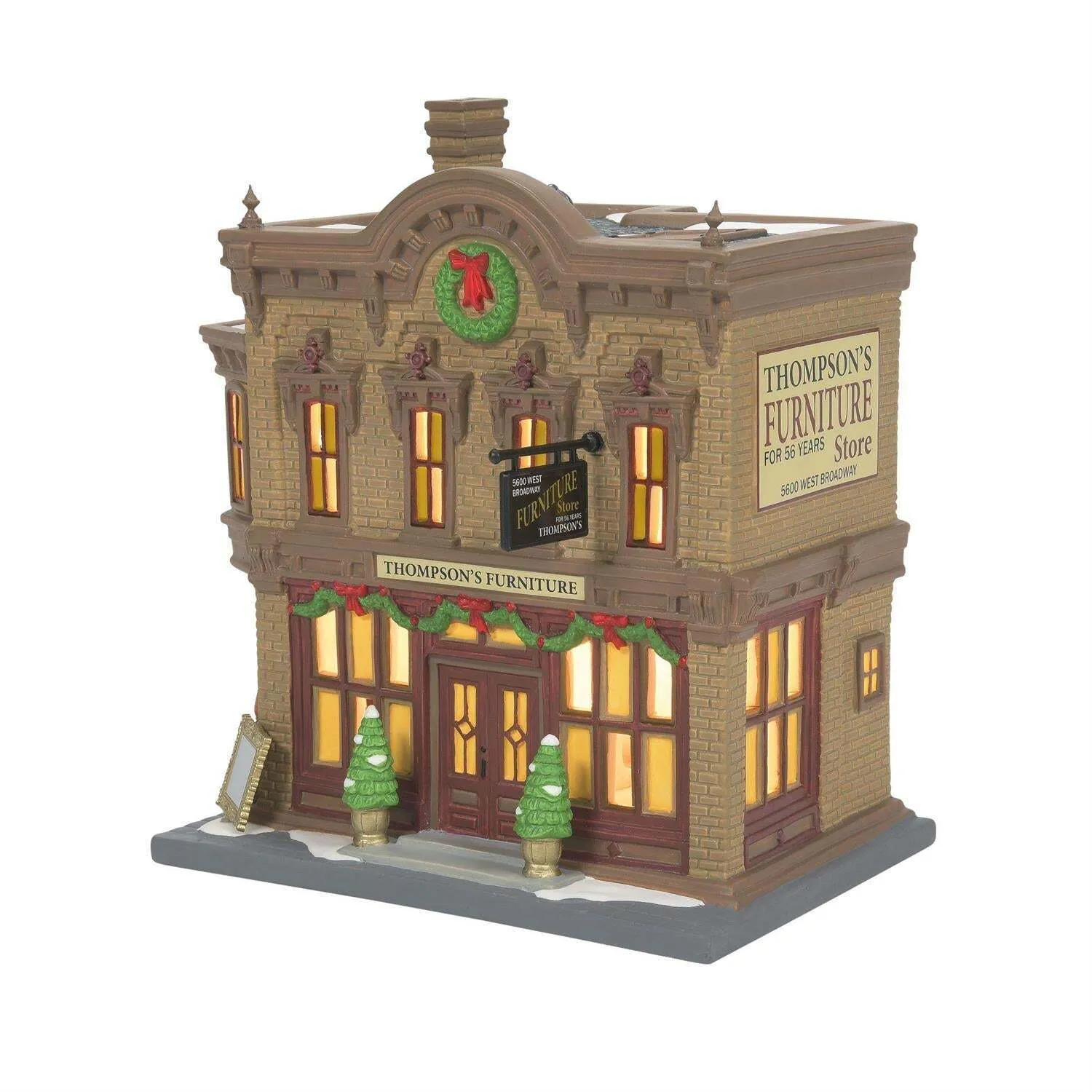 Department 56 Thompson's Furniture Christmas in the City Village