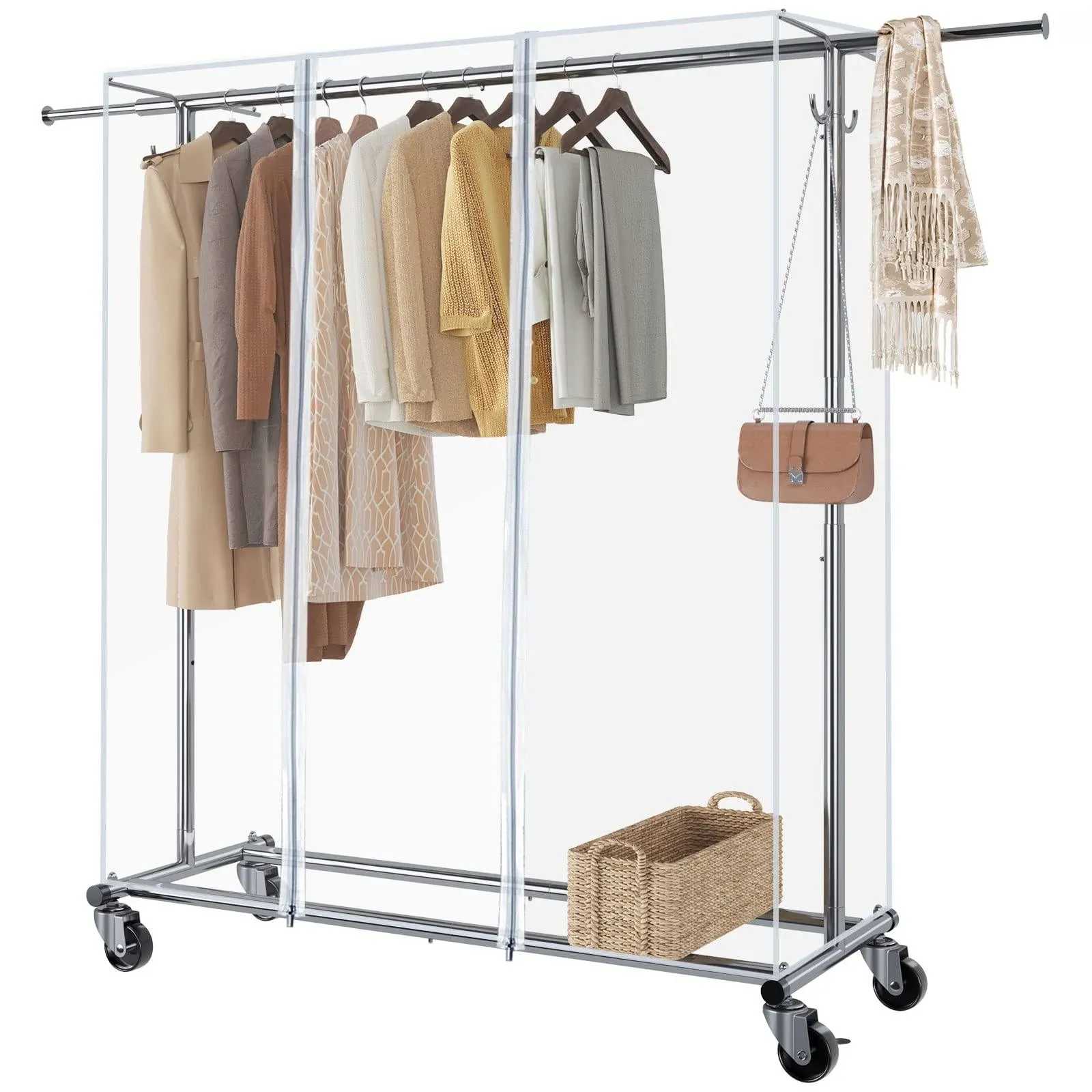 GREENSTELL Clothes Rack with Cover