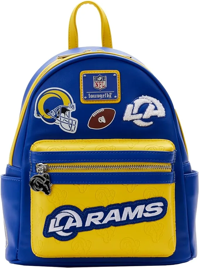 Loungefly NFL: LA Rams Backpack with Patches