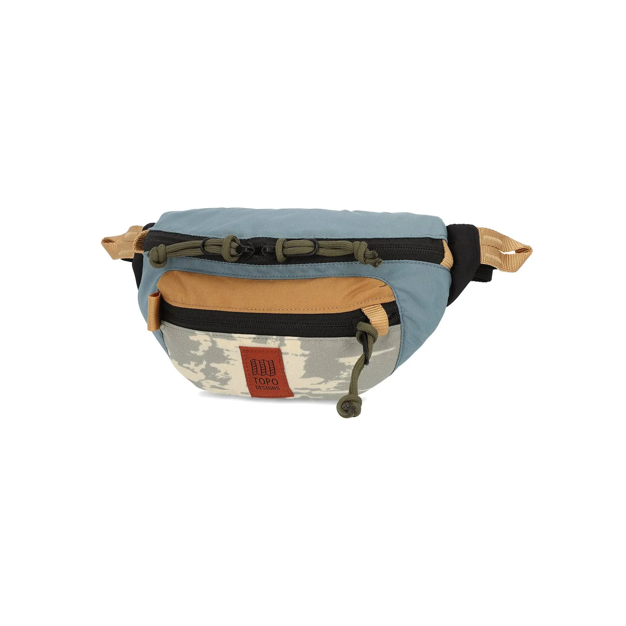 Topo Designs Mountain Waist Pack Goblin Blue/Sand Multi