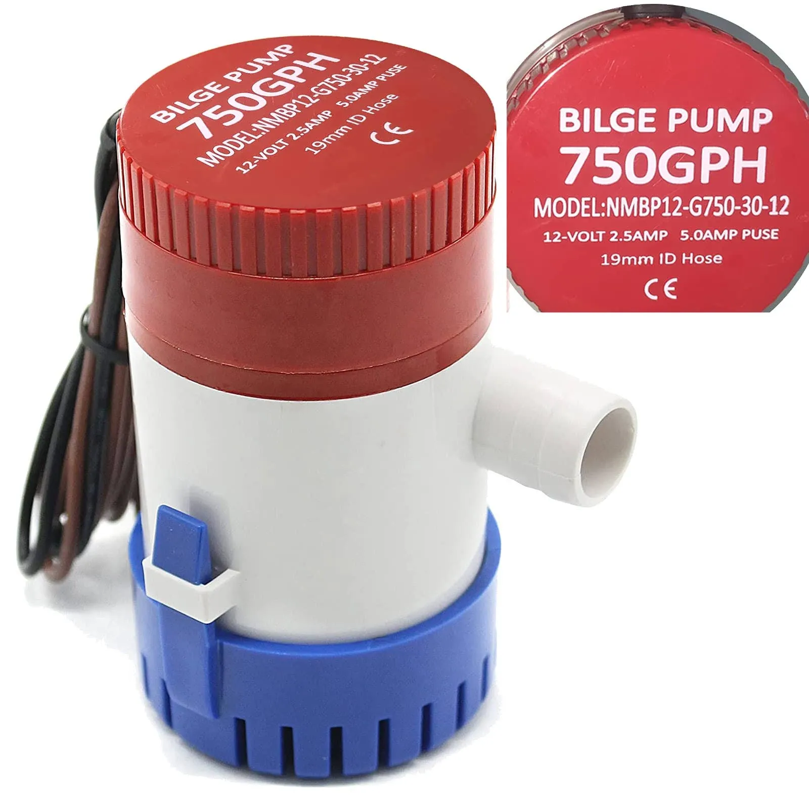 Jamgoer Marine DC Submersible Boat Bilge Water Pump