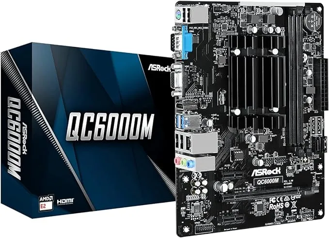 ASRock QC6000M Socket FT3 AMD DDR3 Micro ATX Motherboard