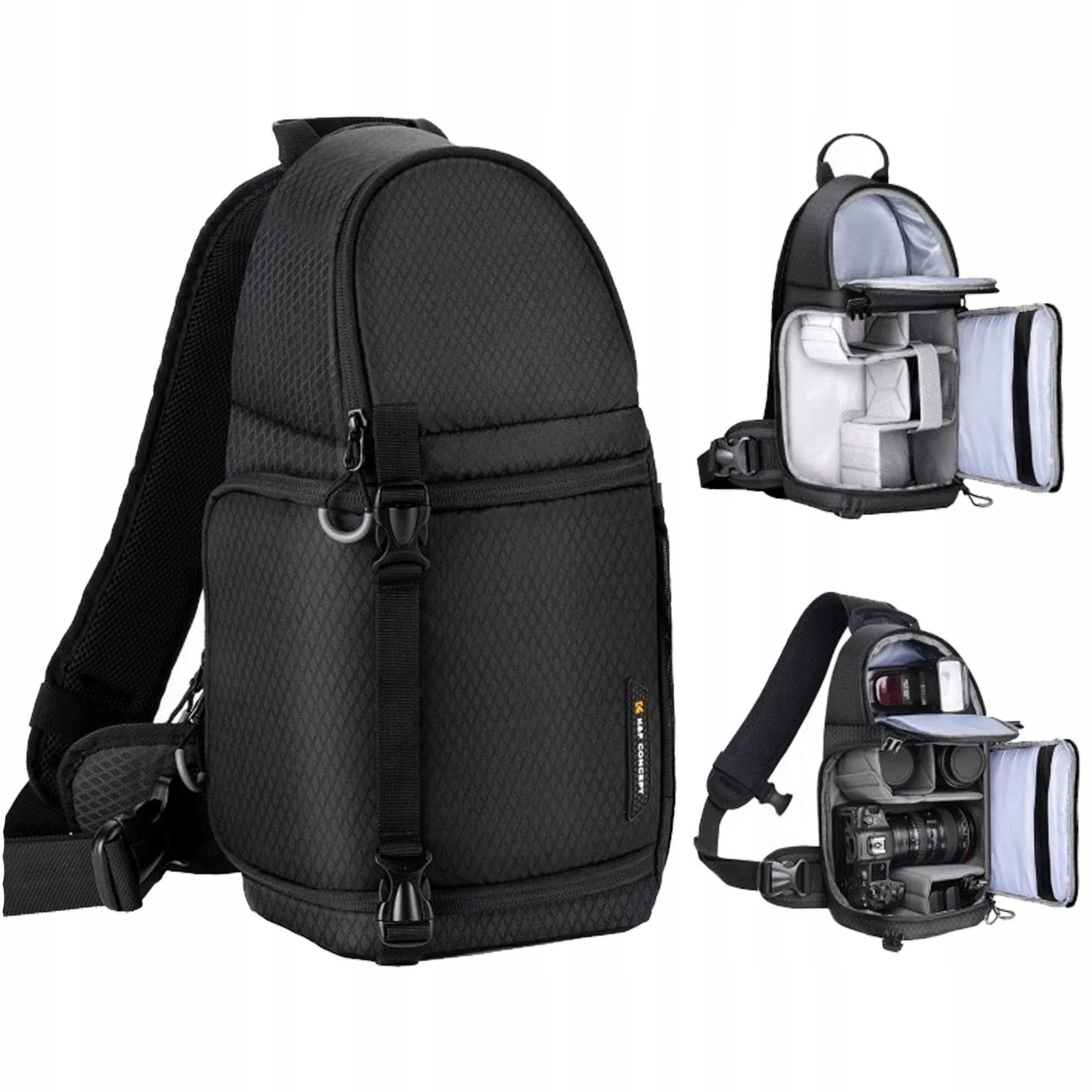 K&F Concept Beta Series Camera Sling Bag 10L Size Small: Up to 1 Body/1 2 Lenses ...