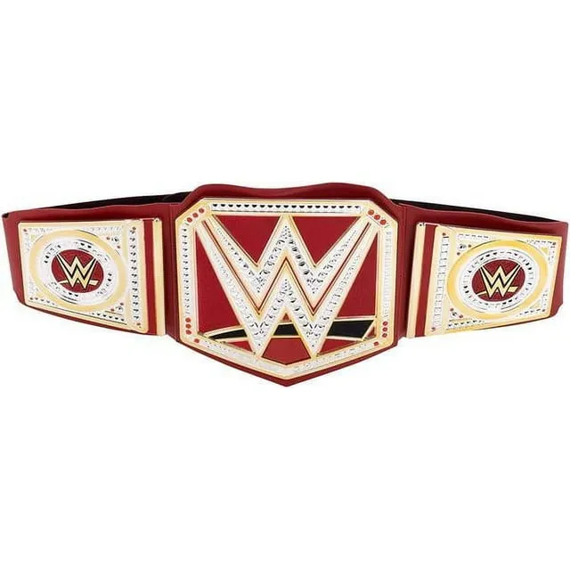 WWE Championship Universal Title Belt Badge of Honor Red