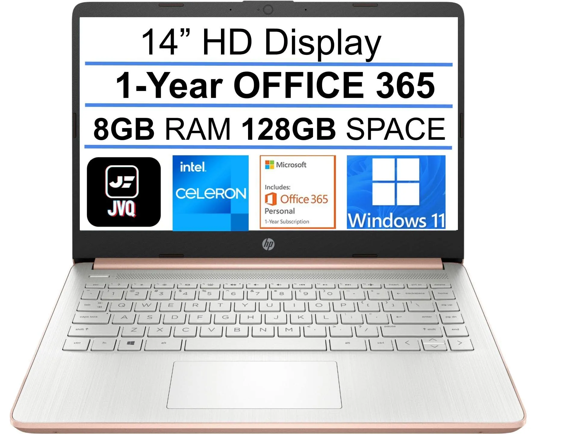 2022 Newest HP Stream 14in HD Laptop, Intel Celeron N4020(up to 2.8GHz