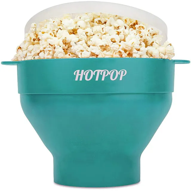 Hotpop Microwave Popcorn Popper Collapsible Silicone Popcorn Maker BPA-Free