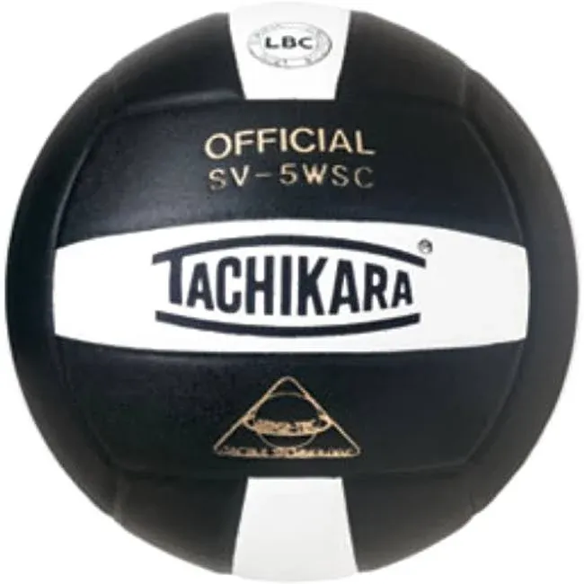 Tachikara SV-5WSC Indoor Volleyball, Red/White/Black