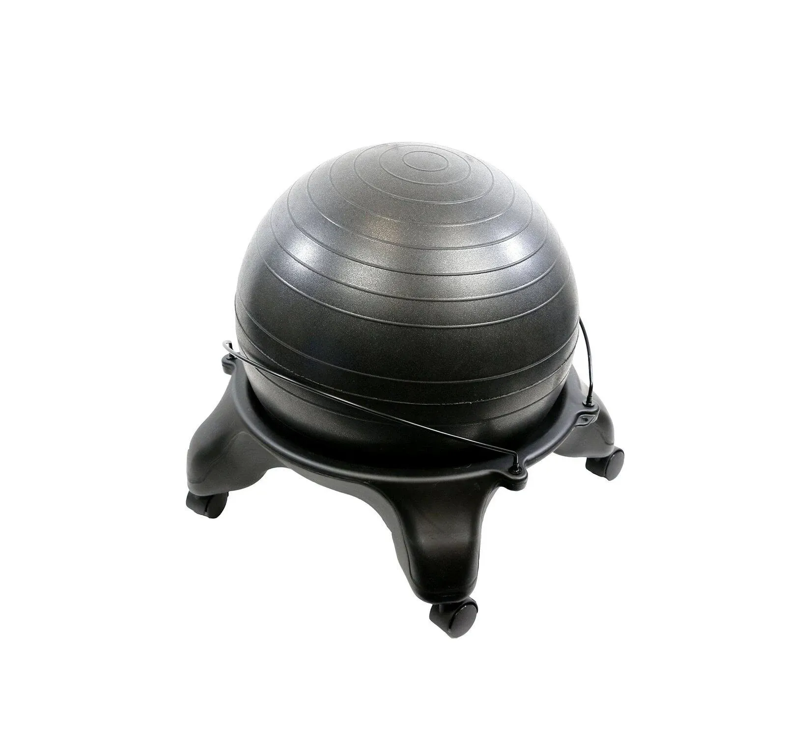 CanDo Ball Chair Inflatable Ergonomic Active Seating Exercise Ball Chair with Ai