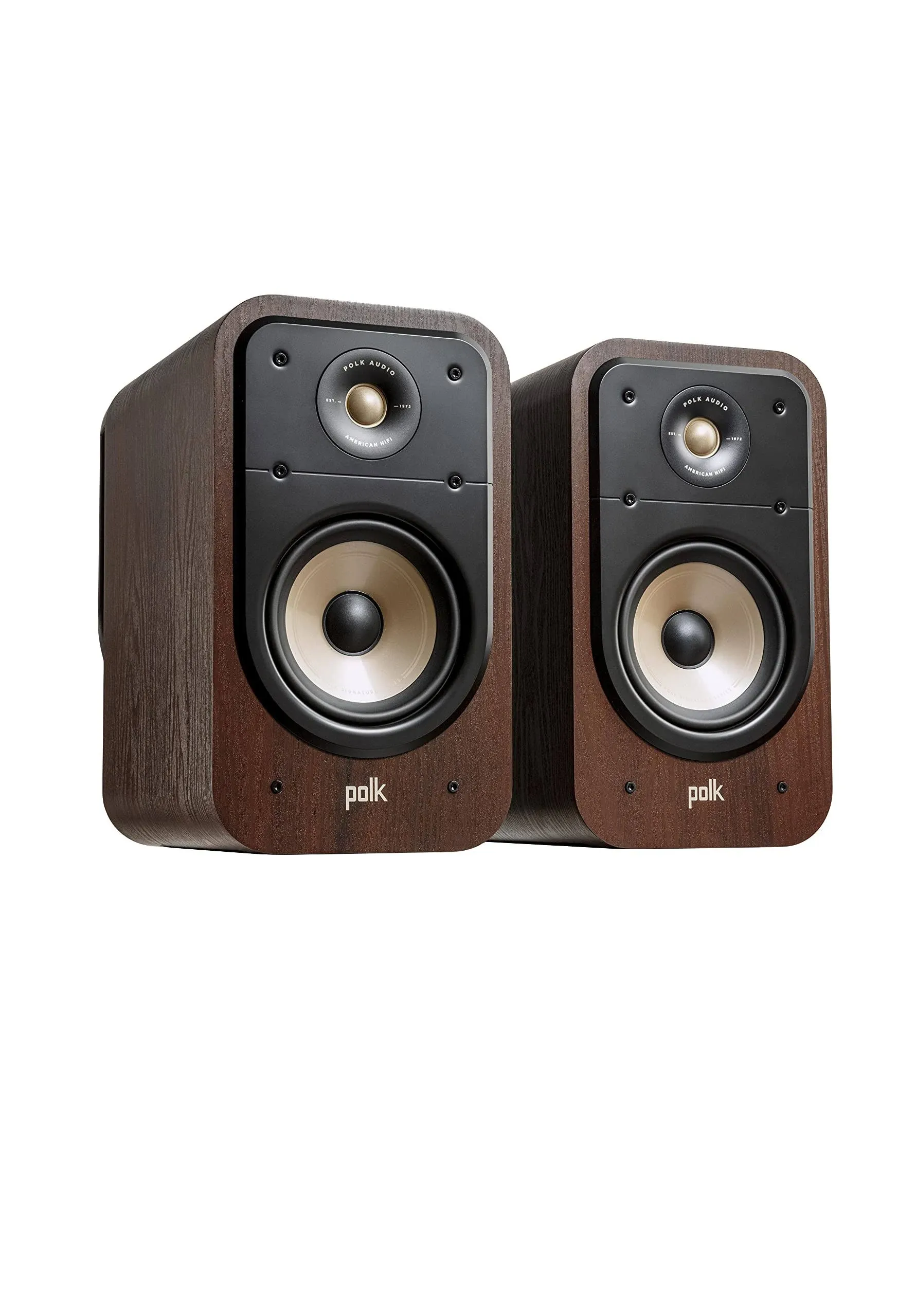 Polk Audio Signature Elite ES20 Bookshelf Speakers - Pair (Walnut)