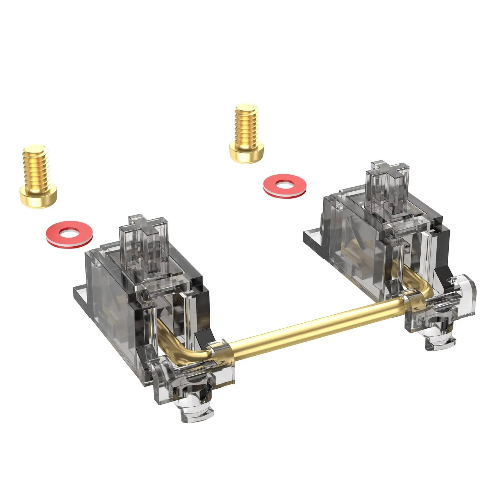 Durock V2 PCB Mount Screw in Stabilizers, Translucent Smokey Keyboard Stabilizers ...