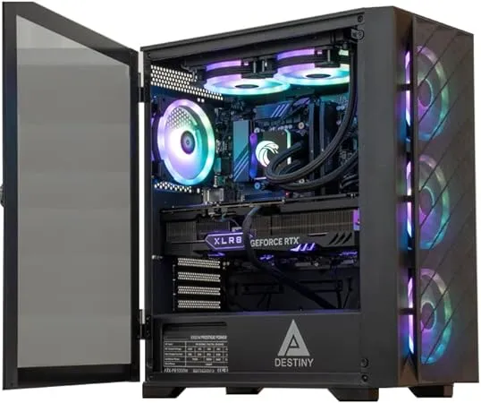 Cobratype Gaming PC - Intel Core i7-12700F, RTX 4080, Liquid Cooled, 16GB DDR4 RAM, 1TB NVMe, Windows 11 Home - Gaming Desktop