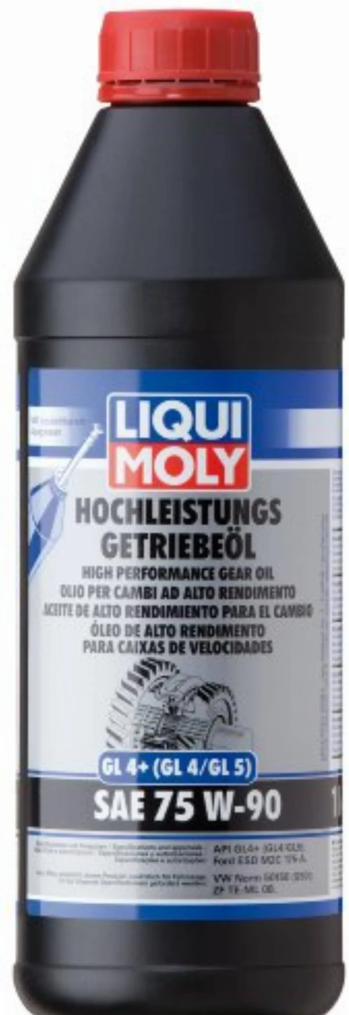 Liqui Moly 20012 - 1L High Performance Gear Oil (GL4+) SAE 75W-90