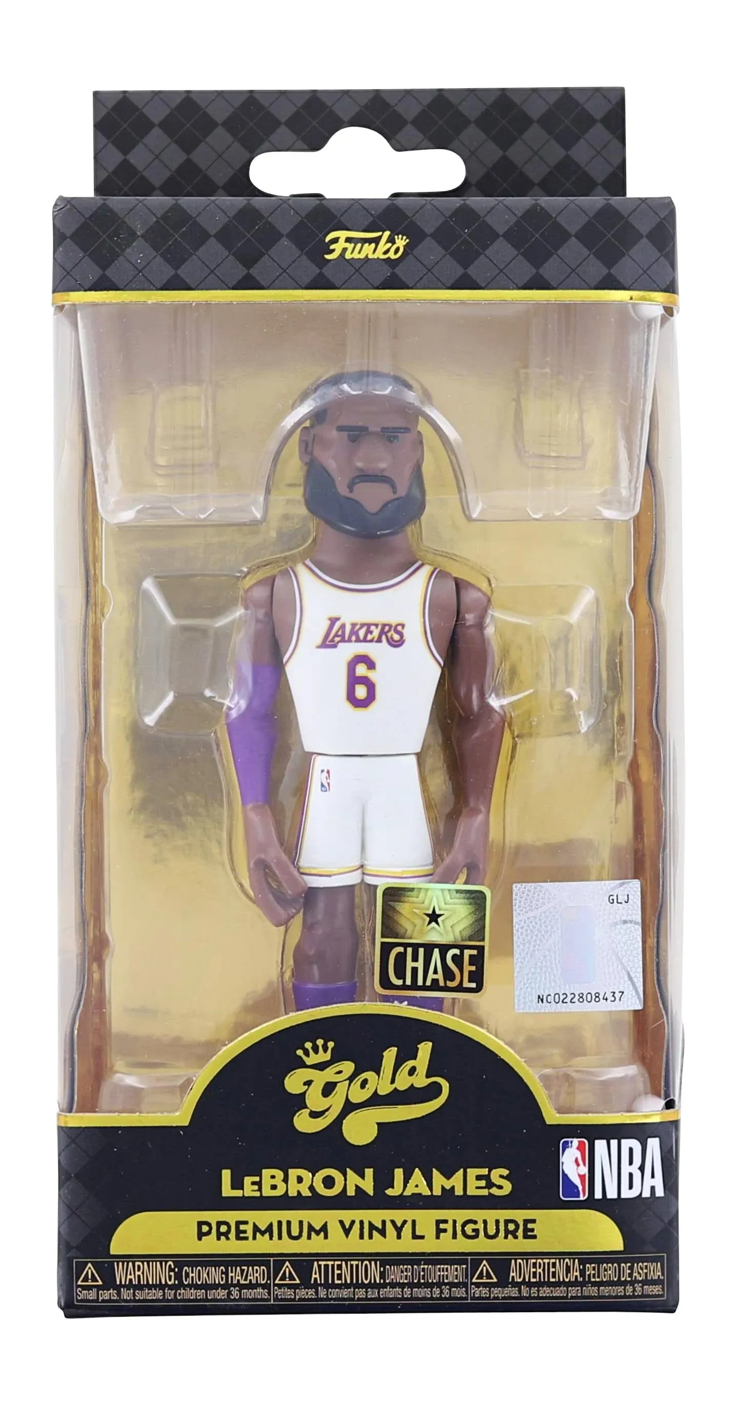 Funko Pop! Vinyl Gold NBA: Lakers- Lebron with Chase 5" (Styles May Vary)