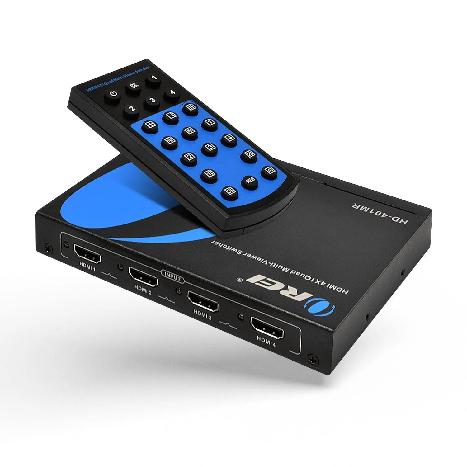 OREI Quad MultiViewer 4x1 HDMI  4 Ports IR Support 1080p for PS4/PC/STB/DVD