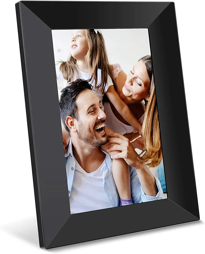 Feelcare Digital WiFi Picture Frame 8 inch, Send Photos or Videos from Anywhere, 16GB Storage,1280x800 IPS HD Display,Touchscreen for Easy Navigation