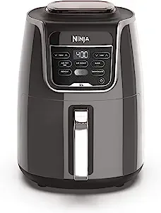 Ninja AF150AMZ Air Fryer XL, 5.5 Qt. Capacity that can Air Fry, Air Roast, Bake, Reheat & Dehydrate, with Dishwasher Safe, Nonstick Basket & Crisper Plate and a Chef-Inspired Recipe Guide, Grey