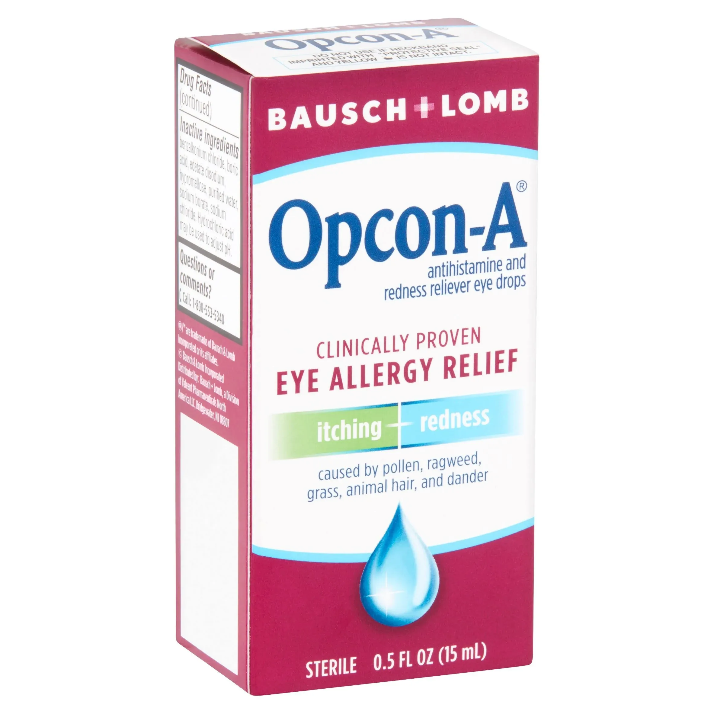 Opcon-A® Eye Allergy Relief Drops - 0.5 FL OZ (15 mL)