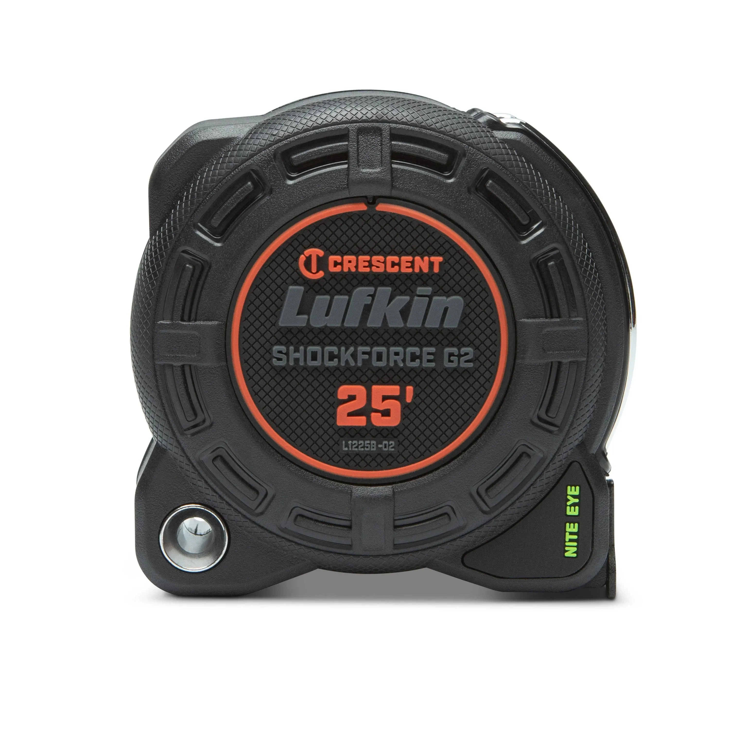 Crescent Lufkin Shockforce Nite Eye G2 25-ft Auto Lock Tape Measure