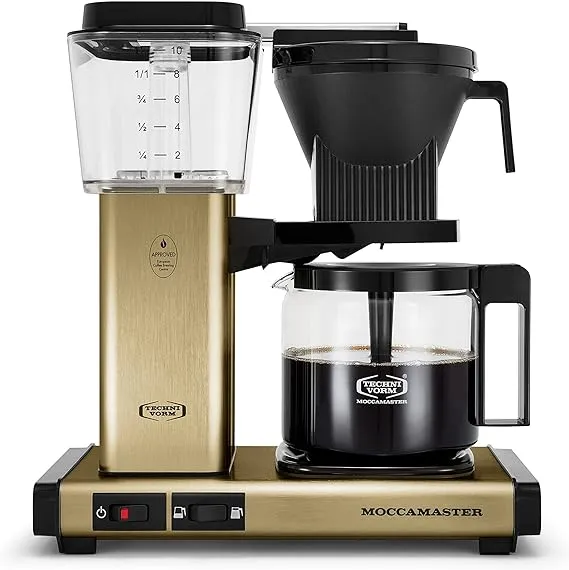 Moccamaster KBGV Select Coffee Maker - Brushed Brass