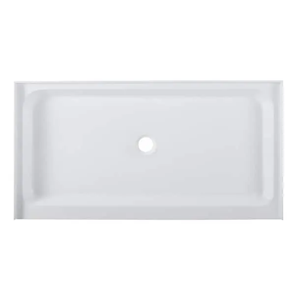 Swiss Madison SM-SB524 Voltaire 60" x 32" Single Threshold Shower Base Drain ...