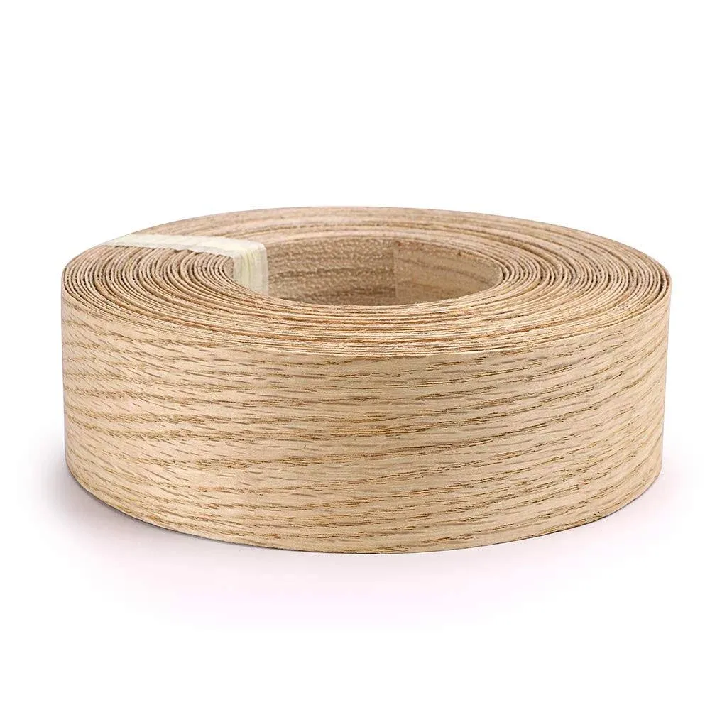 Walnut Wood Veneer Roll, 3/4”×50’ Plywood Edge Banding Strips, Flexible Veneer E