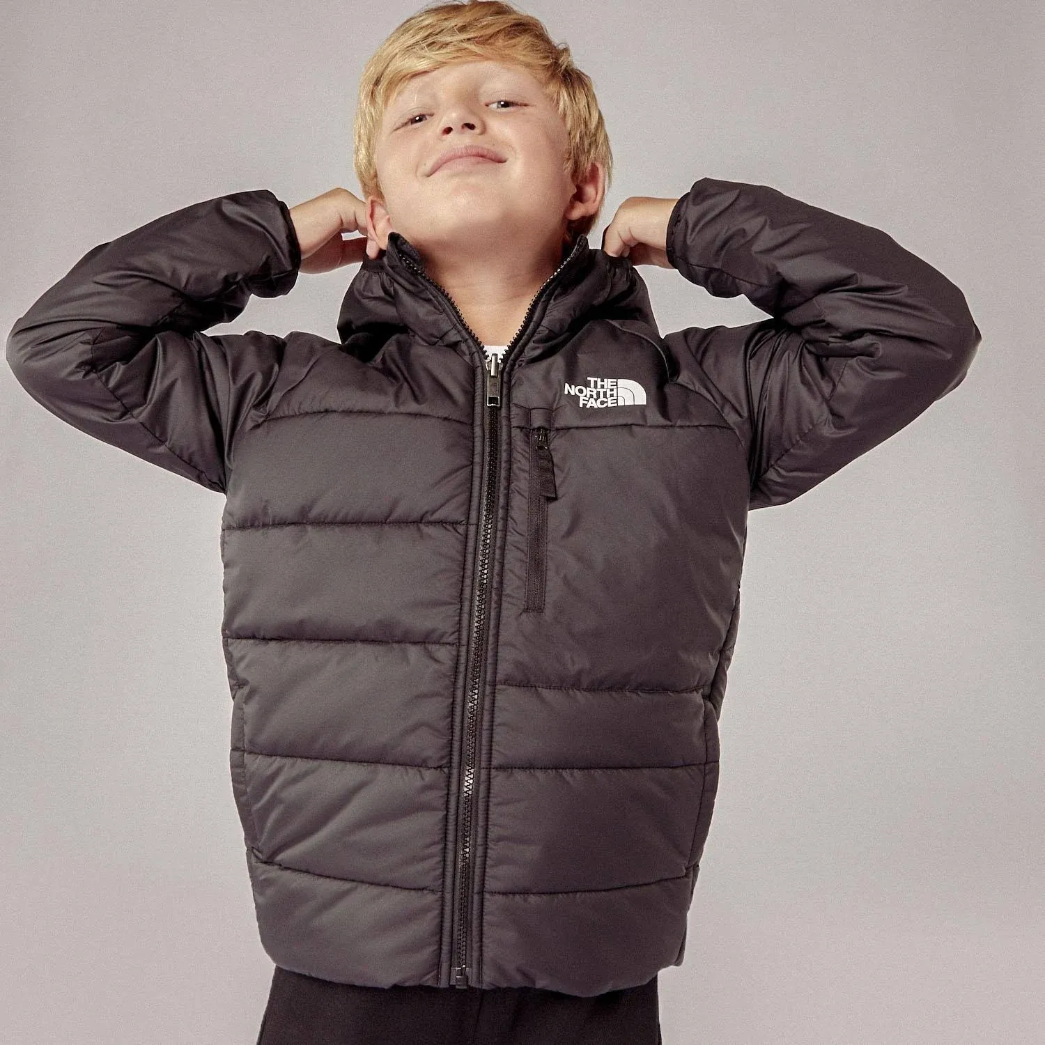 The North Face Boys' Reversible Perrito Hooded Jacket