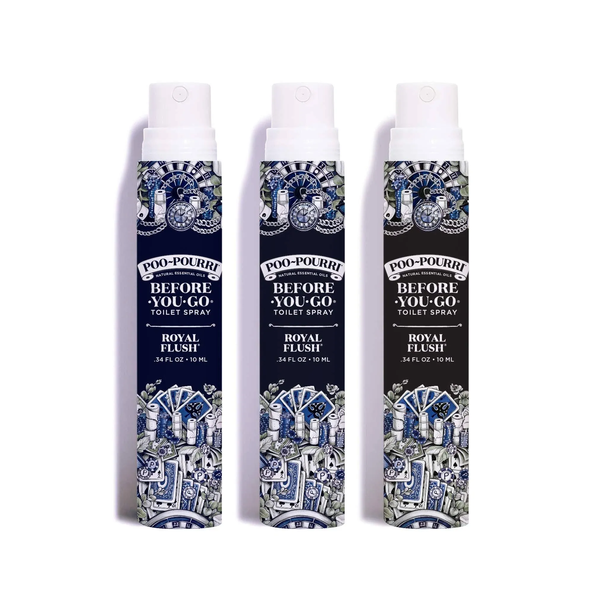 Poo-Pourri Before-You- Go Toilet Spray, 10 ml (3 Pack), Royal Flush