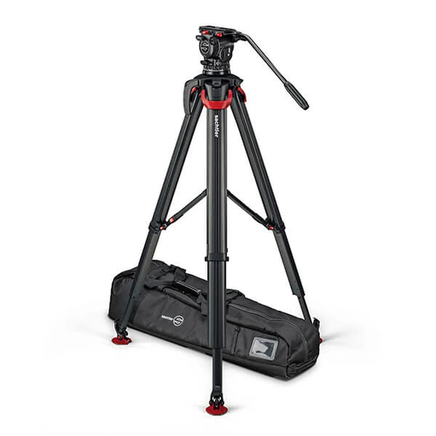 Sachtler System aktiv10 &amp; flowtech 100 with Mid-Level Spreader S2072S-FTMS