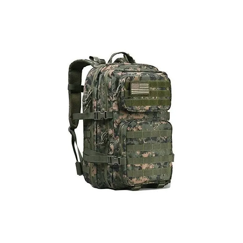 REEBOW Gear Military Tactical Backpack Large Army 3 Day Assault Pack Molle Bag