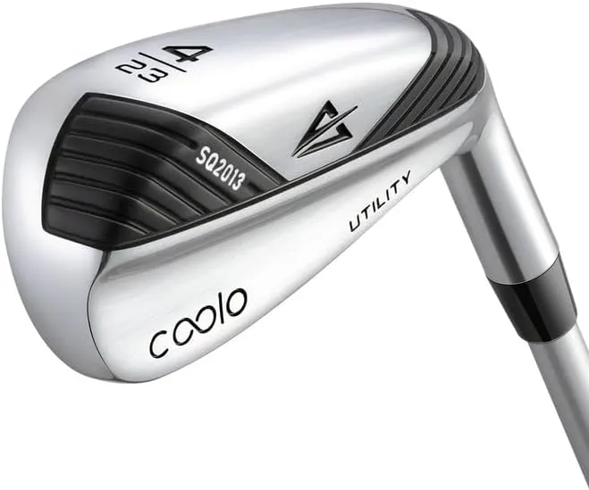 COOLO Golf Driving Iron for Average Golfers, More Control Off The Tee, Individual 1/2/3/4 Utility Iron, Men Right&Left Handed.