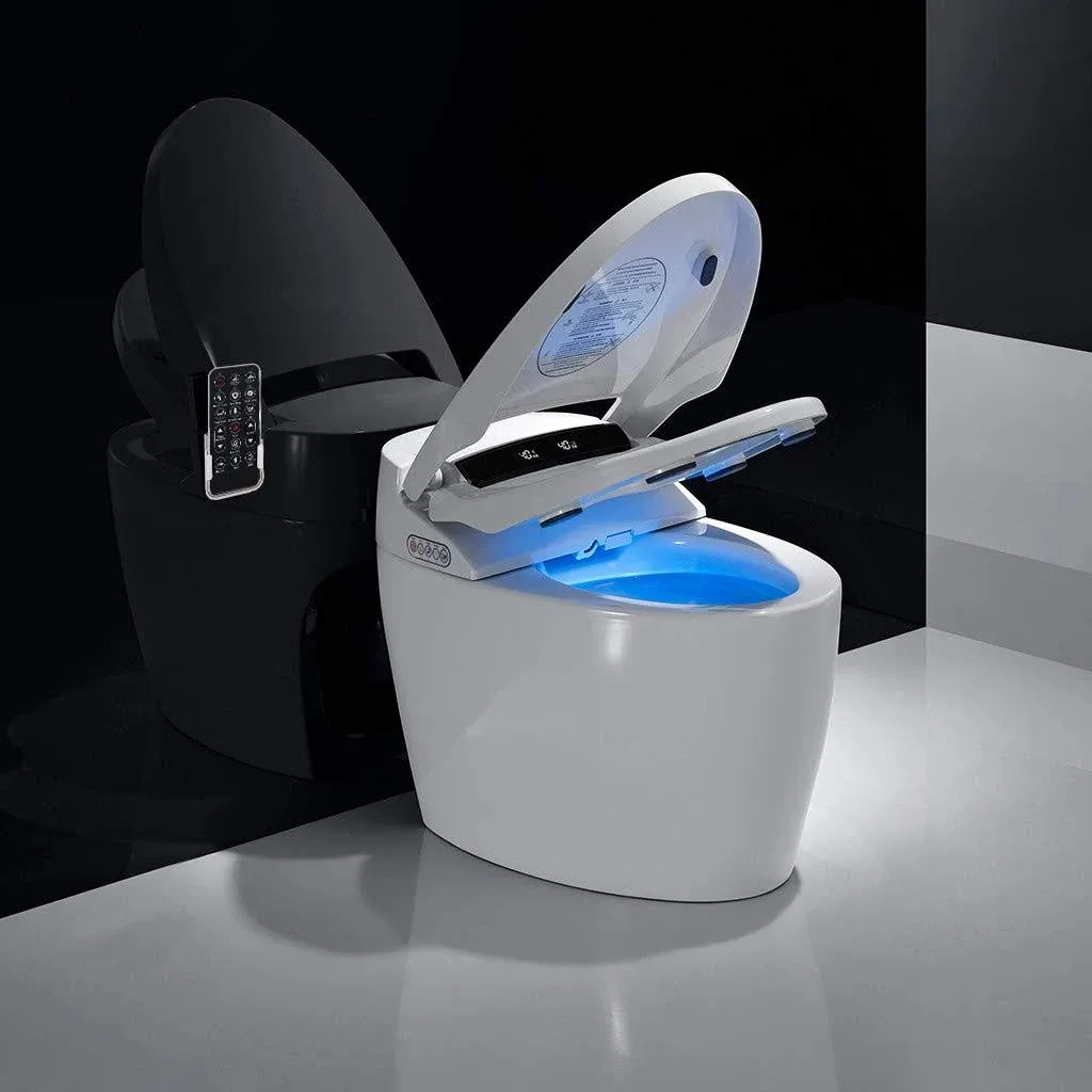 Smart Advance Luxury Bidet Toilet,Elongated One Piece Adjustable Functions Bidet ...