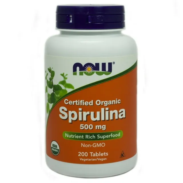 NOW FOODS Spirulina 200 tabletek