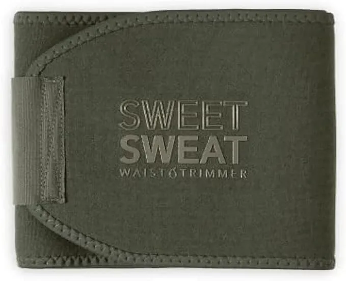 Sweet Sweat Waist Trimmer for Women and Men - Sweat Band Waist Trainer for High-Intensity Training & Workouts