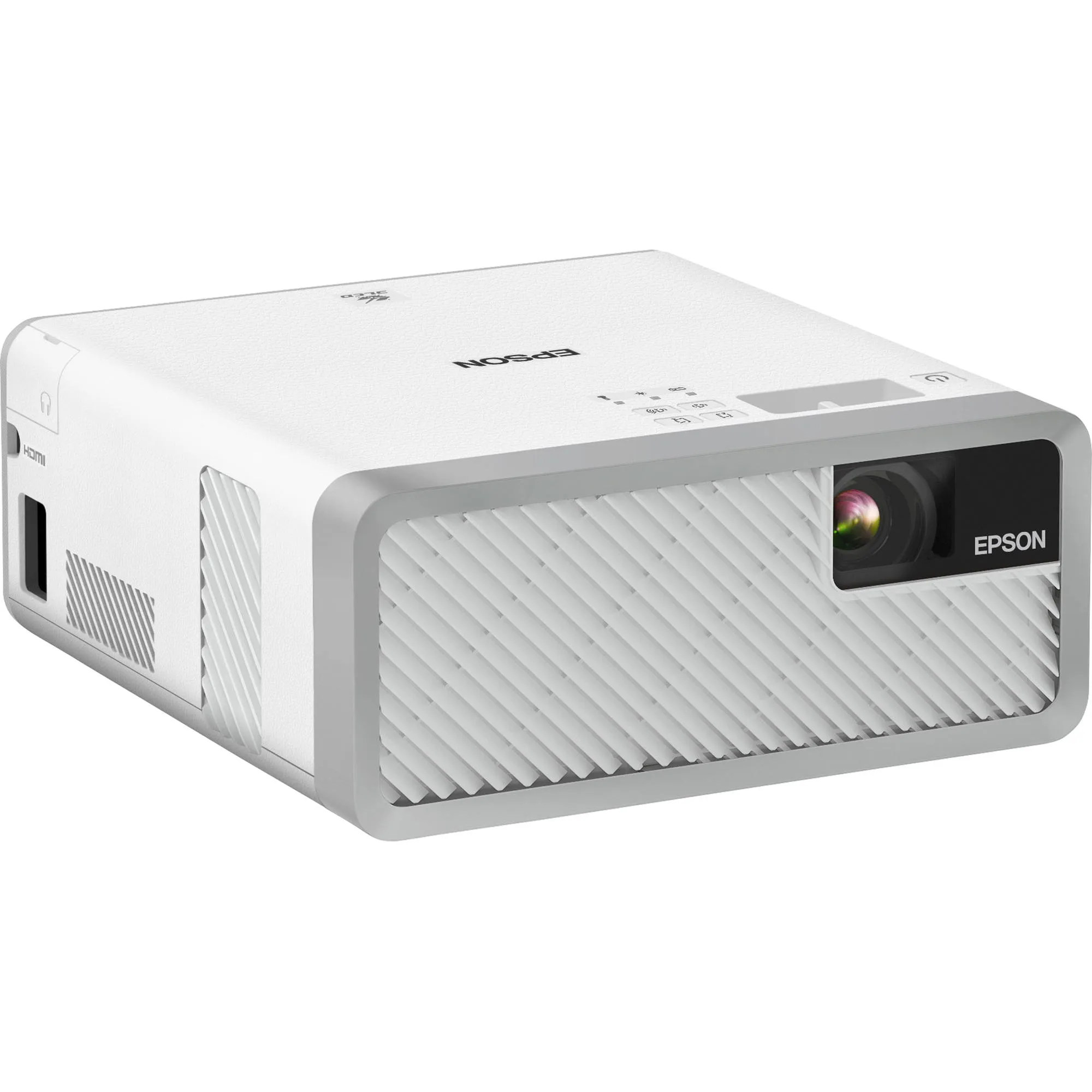 Epson EF-100 Smart Streaming Laser Projector with Android TV – White (Renewed)