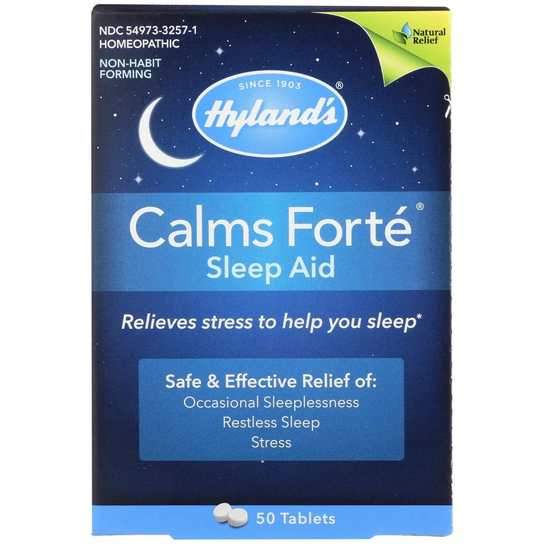 Hyland's Calms Forte Sleep Aid 50 Tablets