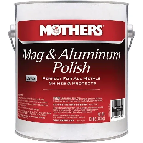 Mothers 05102 Mag & Aluminum Polish - 1 Gallon