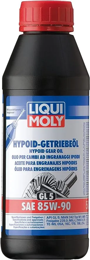 Liqui Moly - 20010: Hypoid Gear Oil (GL5) SAE 85W-90