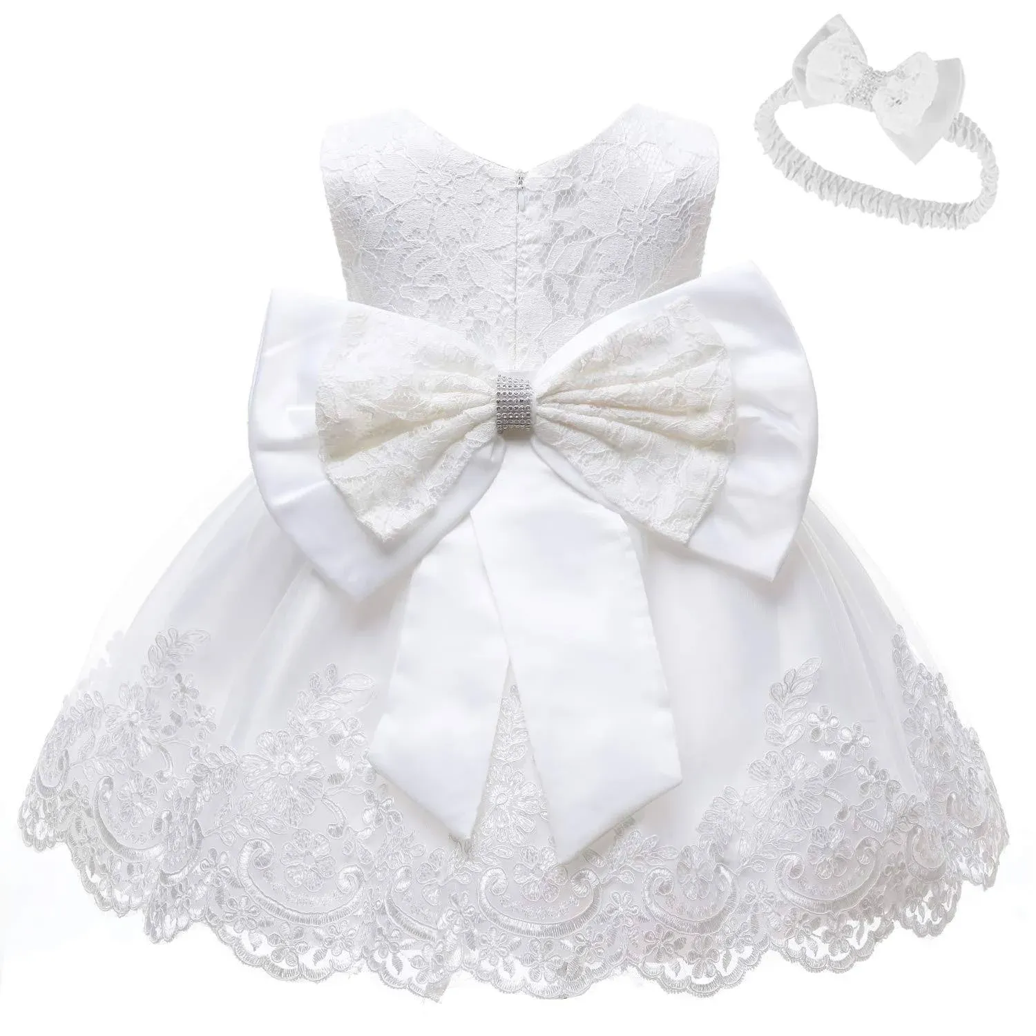 LZH Toddler Princess Flower Dress Baby Girls Birthday Wedding Party Dresses