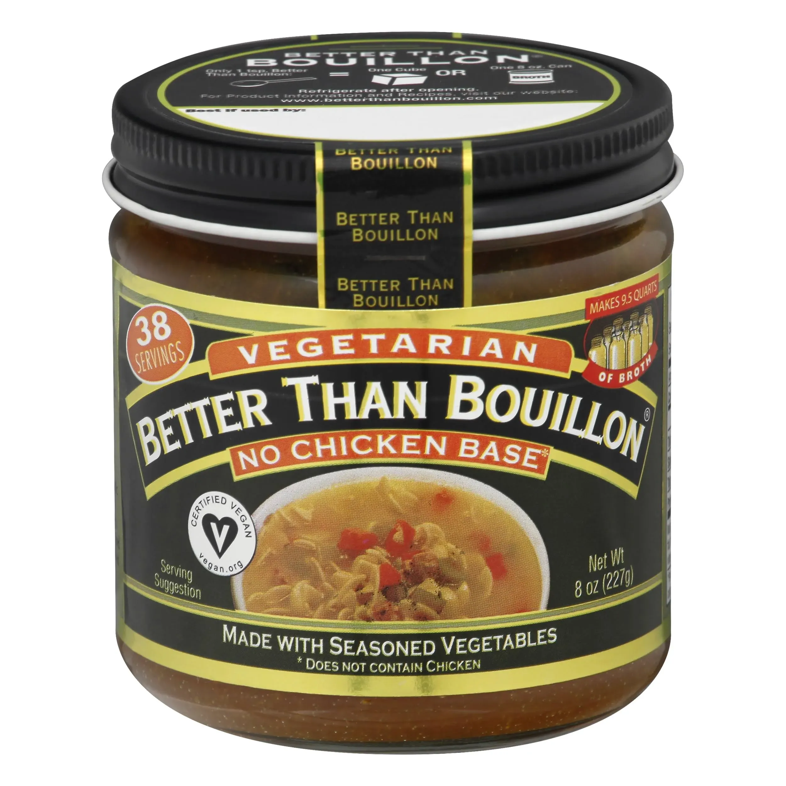 Better Than BOUILLON: Vegetarian No Chicken Base, 8 oz