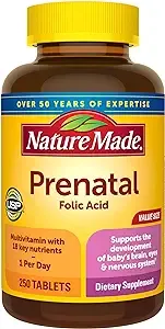 Nature Made Prenatal Folic Acid 250 Tabs