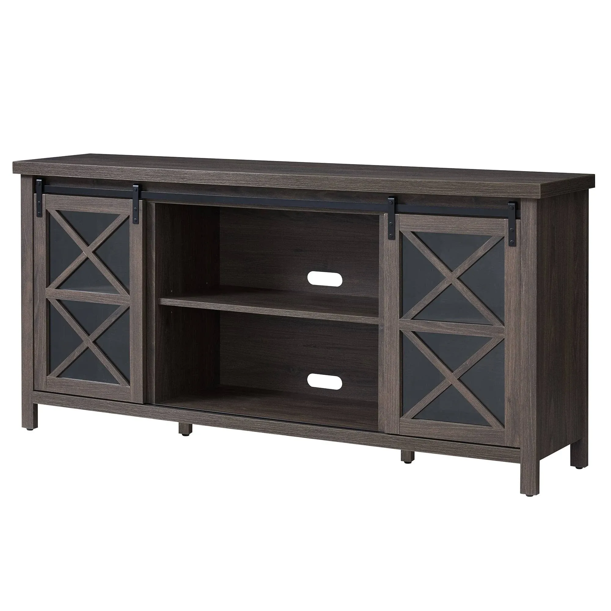 Clementine TV Stand - Charcoal Gray - 68"