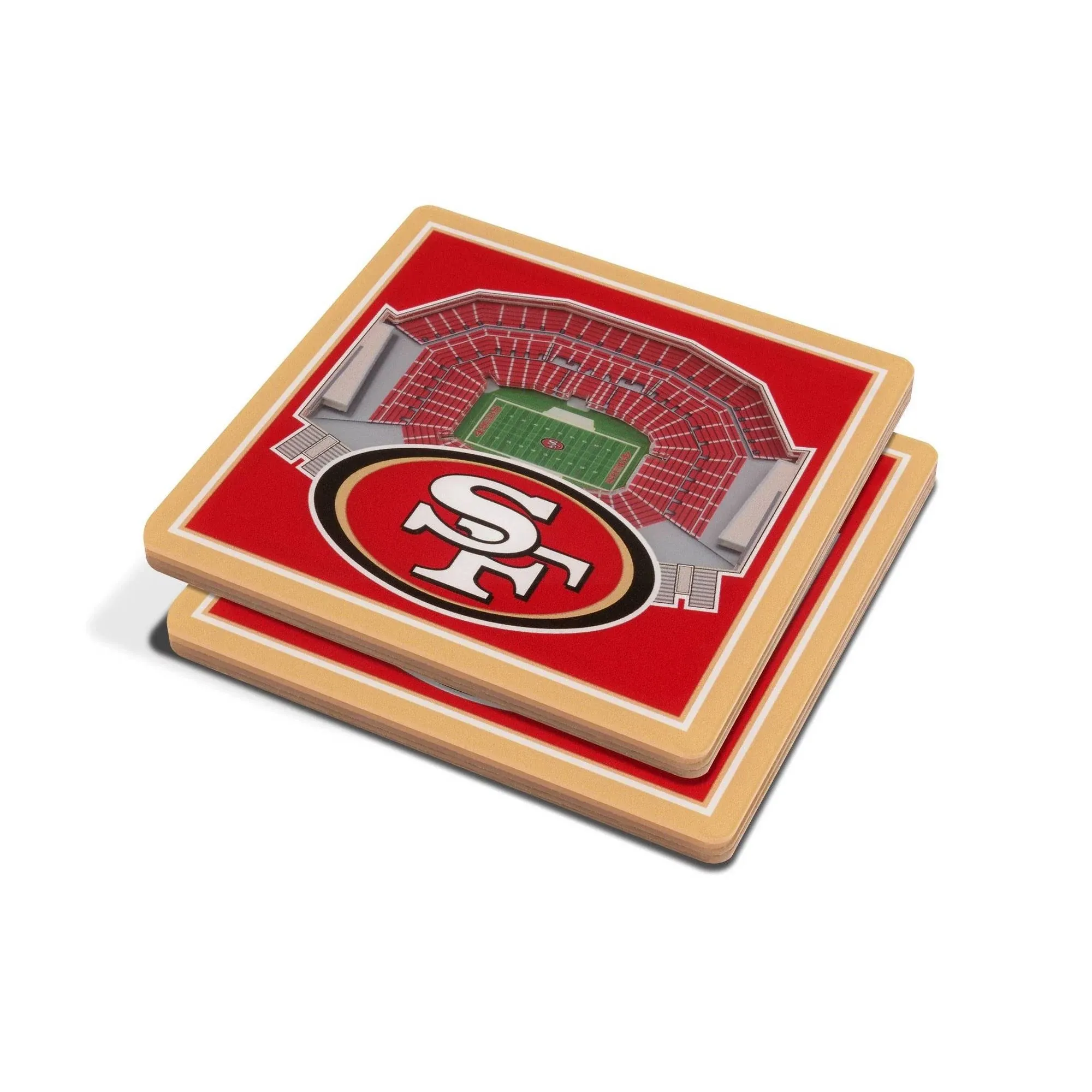 YouTheFan 3D StadiumViews Coasters San Francisco 49ers