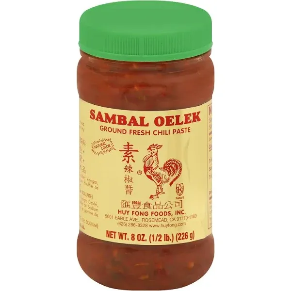 Huey Fong Sambal Oelek Chili Paste 8 Oz