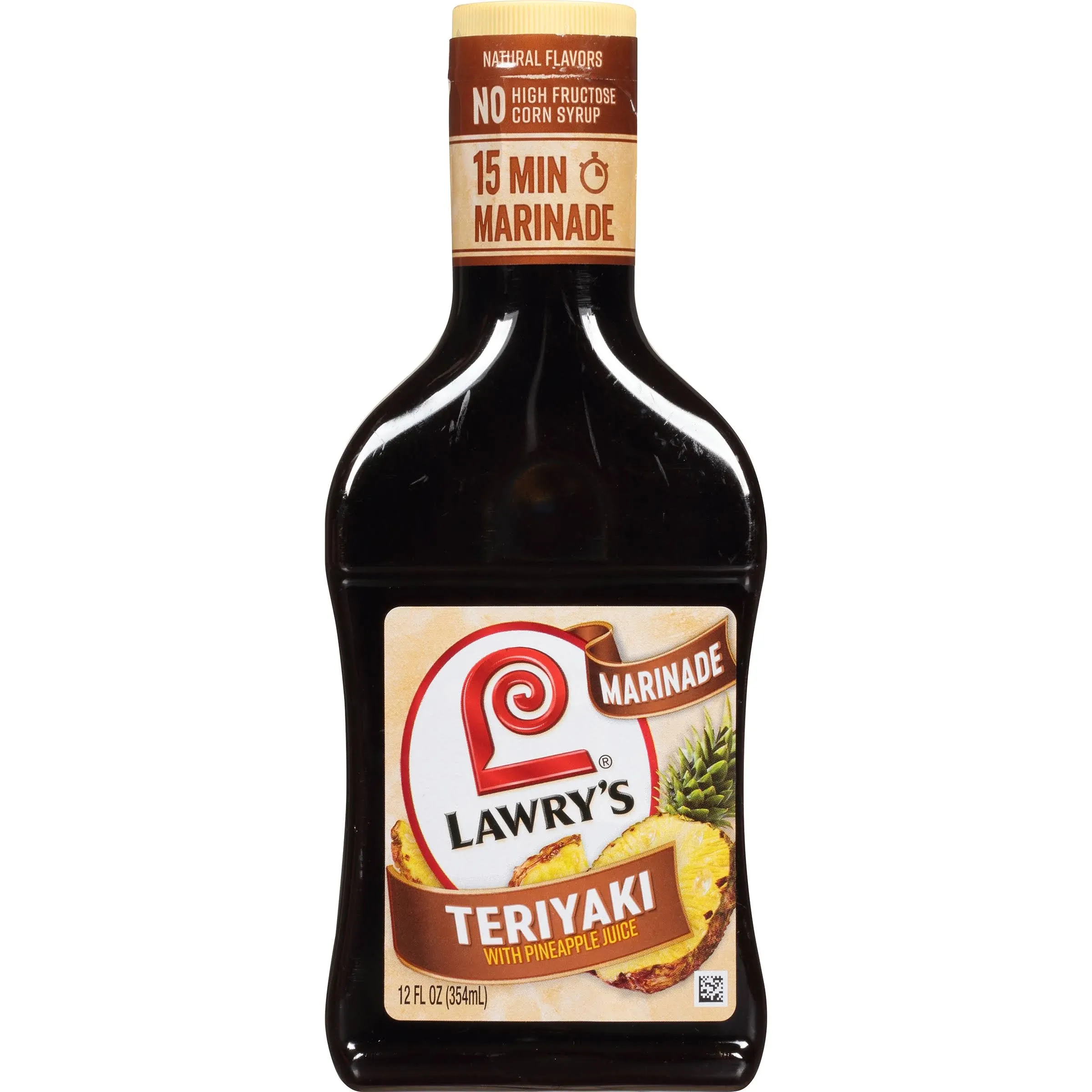 Lawry's Teriyaki With Pineapple Juice Marinade, 12 fl oz Bottle