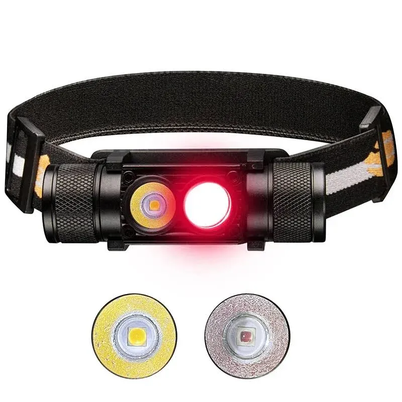 D25LR(H25LR) Rechargeable HEADLAMP, with LH351D 5000K White LED and SST20 Dr 660 ...